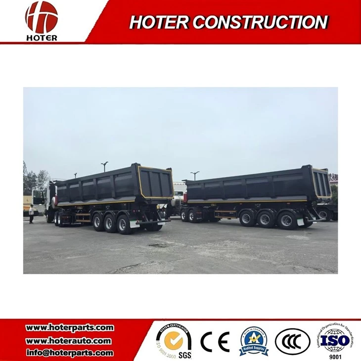 dump trailer ready to shipment